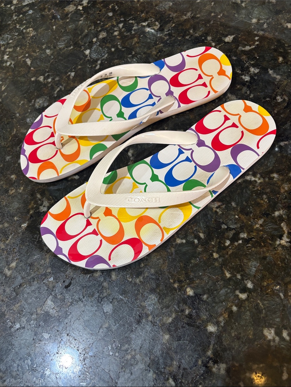 Coach Zak flip flops! Women’s 10